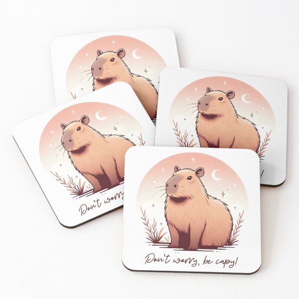 Item preview, Don't Worry, Be Capy capybara designed and sold by Batshirt.