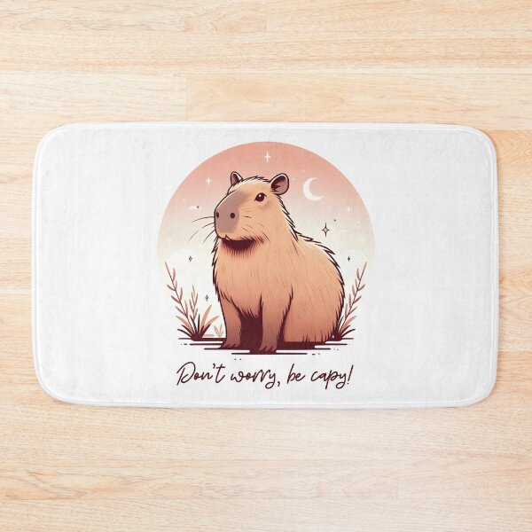 Item preview, Don't Worry, Be Capy capybara designed and sold by Batshirt.