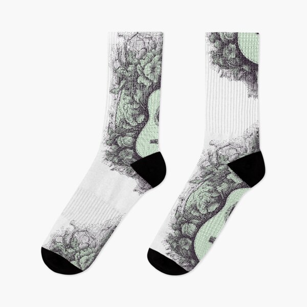 Item preview, Guitar & roses pixel art nokia green designed and sold by Music-matter.