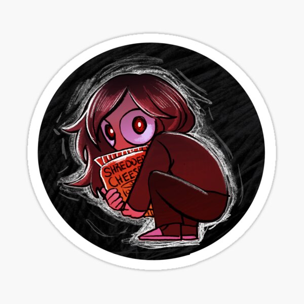 Shredded Cheese Sticker