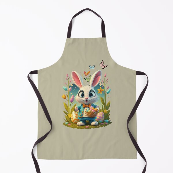 Item preview, bunny carrying a basket with eggs designed and sold by Moris-shop.