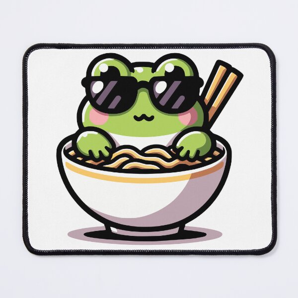 Item preview, Frog In Ramen designed and sold by PeelZinc.