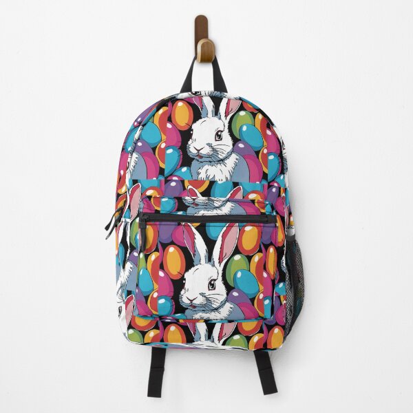 Item preview, Easter bunny and colorful Easter eggs as a background designed and sold by SimoesArtistry.