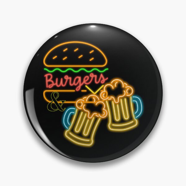 Item preview, Burgers and Beer Neon Sign designed and sold by SunandShade.
