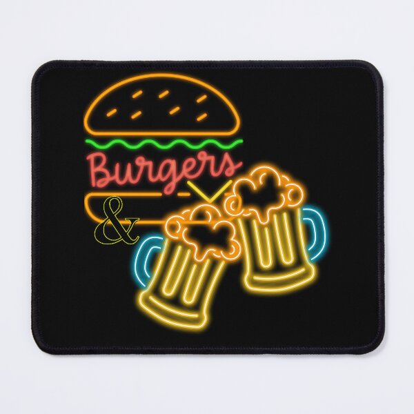 Item preview, Burgers and Beer Neon Sign designed and sold by SunandShade.