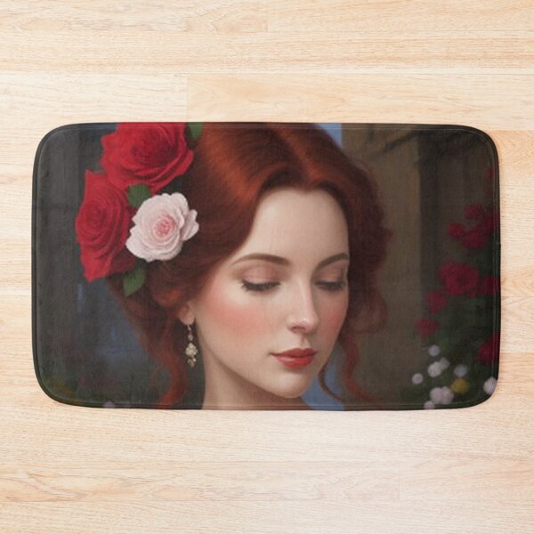 Item preview, Beautiful Lady With Roses at the Castle designed and sold by TheDarkWardrobe.
