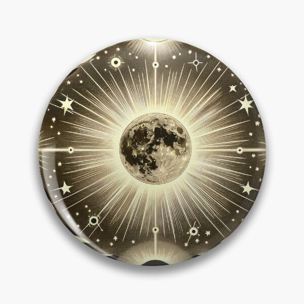 Item preview, Ancient Astrology Chart of a Solar Eclipse designed and sold by HippieFarms11.