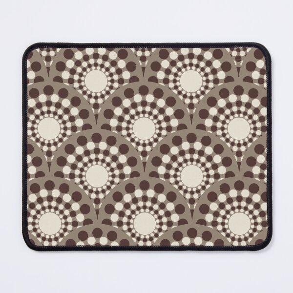 Item preview, Art Deco Chocolate Drops Night Swim and Molasses Scallop designed and sold by Triplicate Limited.