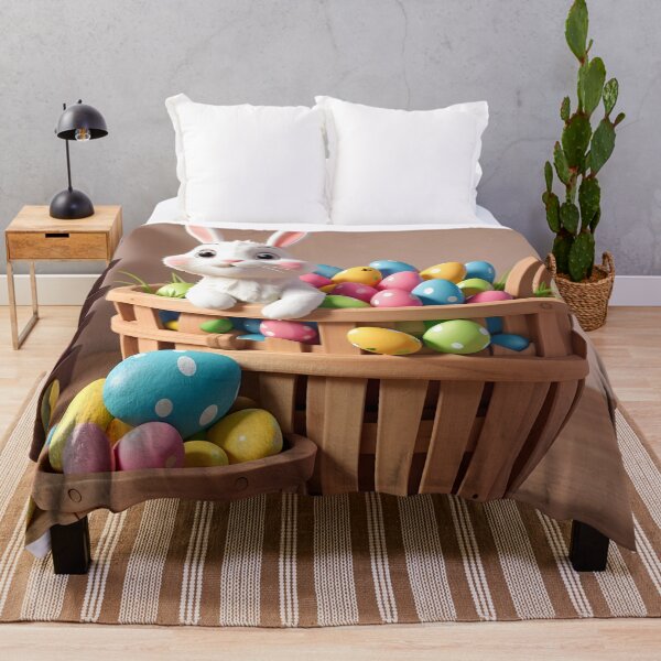 Item preview, A rabbit in a basket of eggs designed and sold by Sopilka.