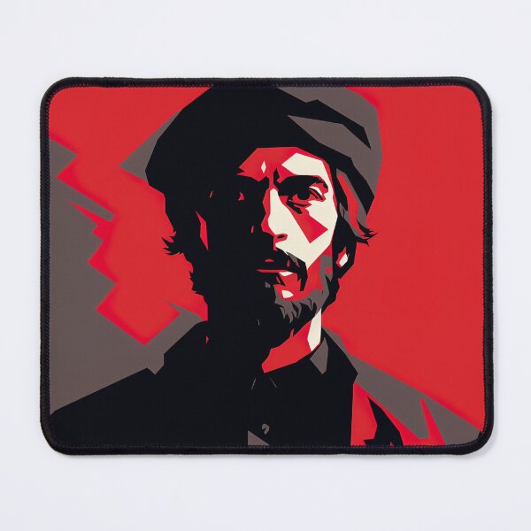 Item preview, Ibn Khaldun | Red minimalism designed and sold by ComicsFactory.