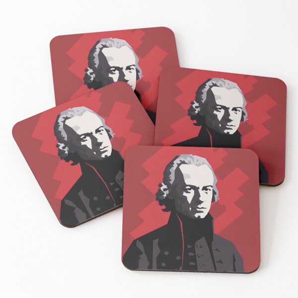 Item preview, Immanuel Kant | Red minimalism designed and sold by ComicsFactory.