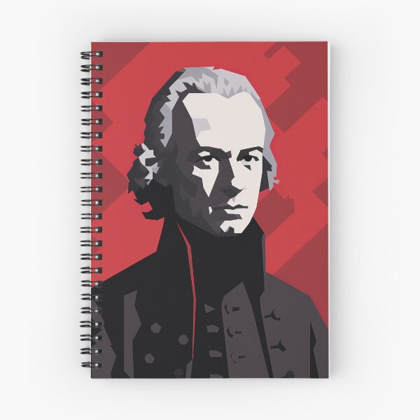 Item preview, Immanuel Kant | Red minimalism designed and sold by ComicsFactory.