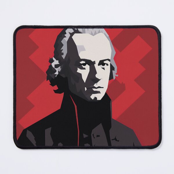 Item preview, Immanuel Kant | Red minimalism designed and sold by ComicsFactory.