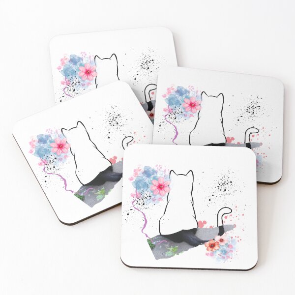 Item preview, Black Cat in Line Drawing | Artistic Fusion designed and sold by brynatshop.