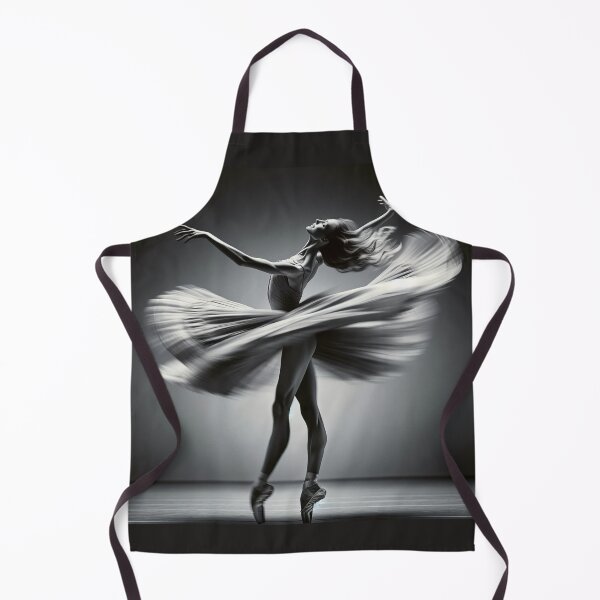 Item preview, Ballet dancer in mid-twirl, her form a study of motion and grace, captured in a high-speed photograph style designed and sold by AndreaMart.