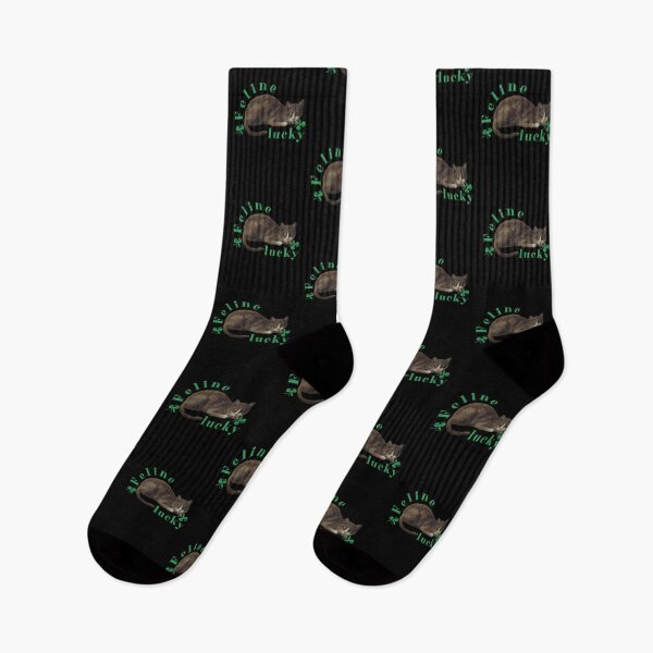 Item preview, Feline lucky - St. Patrick's Day for cat lovers designed and sold by alczar.