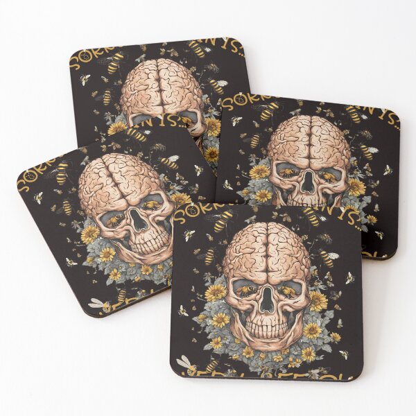 Item preview, Sorry, my brain is bee-sy - scull designed and sold by Endless Projects.