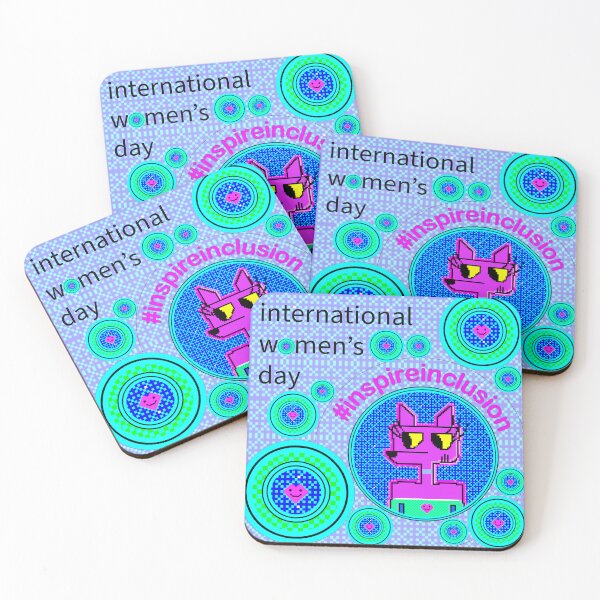 Item preview, Pixel Pink Heart Dog International Women’s Day #inspireinclusion designed and sold by chowlet.