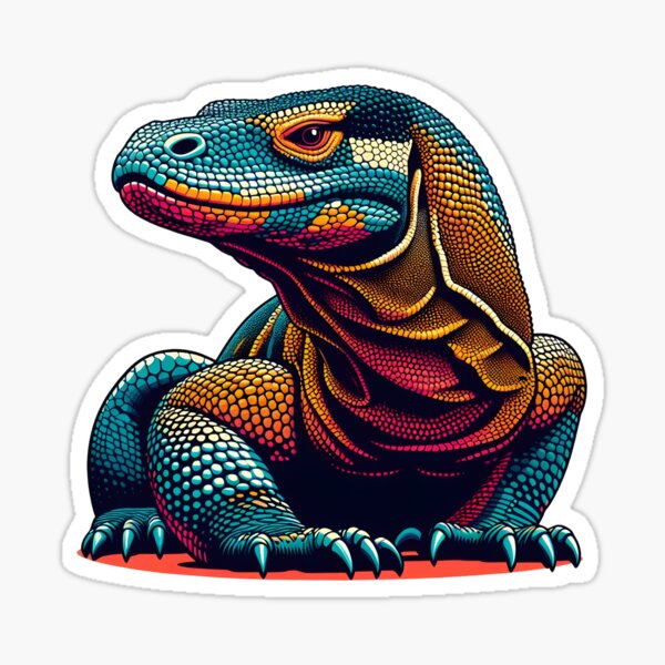 Item preview, Komodo Dragon Art #2 | Komodo Dragon Lovers designed and sold by ksgraphics222.