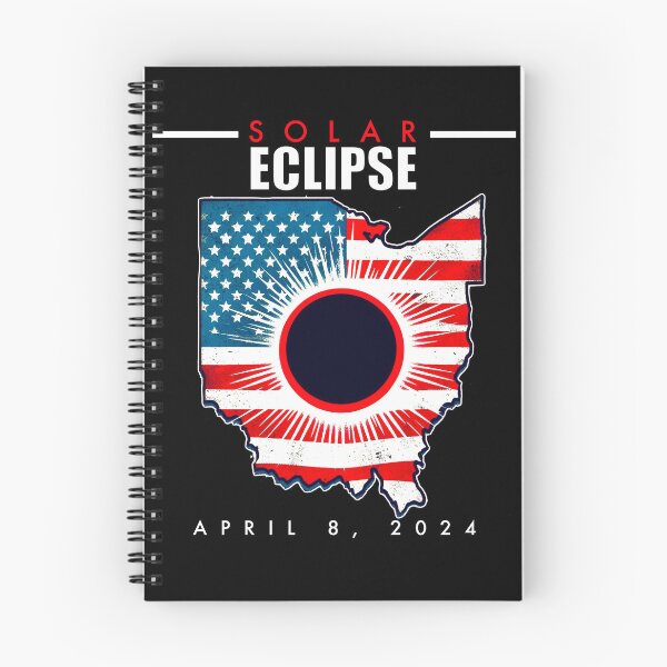 Item preview, Solar Eclipse Ohio April 2024, for astronomers, space fans, Ohio, solar eclipse designed and sold by mwebba2005.
