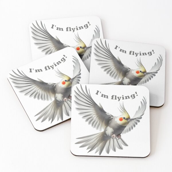 Item preview,  Nymph Parrot: Small bird, big charm! Add a splash of color to your wardrobe and celebrate your love for these spirited birds! designed and sold by Kogaart.