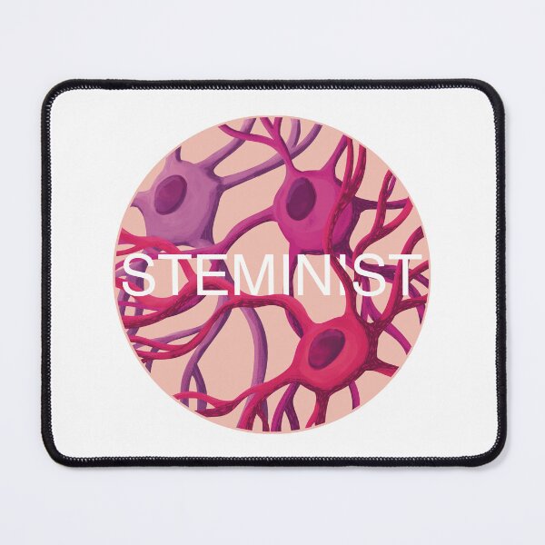 Item preview, STEMinist - Neural Triad - Pop Art Pink designed and sold by Pleiotrop-Art.