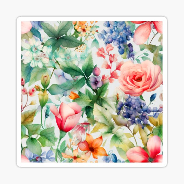 Item preview, Pastel Floral And Leaves Elegant Watercolor Designs designed and sold by DEC02.