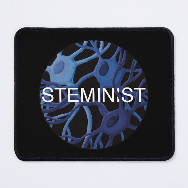 Item preview, STEMinist - Neural Triad - Pop Art Black and Blue designed and sold by Pleiotrop-Art.