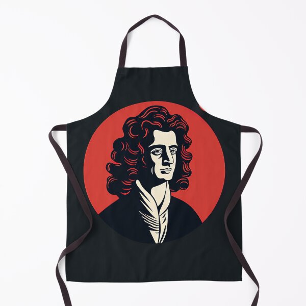 Item preview, Isaac Newton | Red minimalism designed and sold by ComicsFactory.