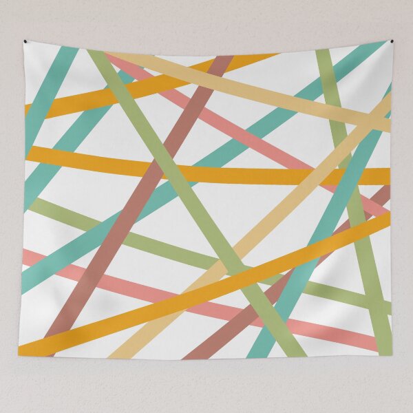 Item preview, Upside Down Colorful Lines designed and sold by Raincow.