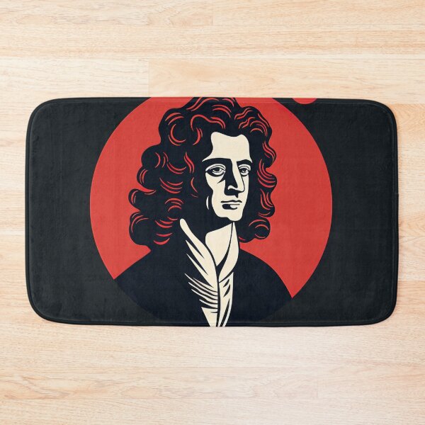 Item preview, Isaac Newton | Red minimalism designed and sold by ComicsFactory.