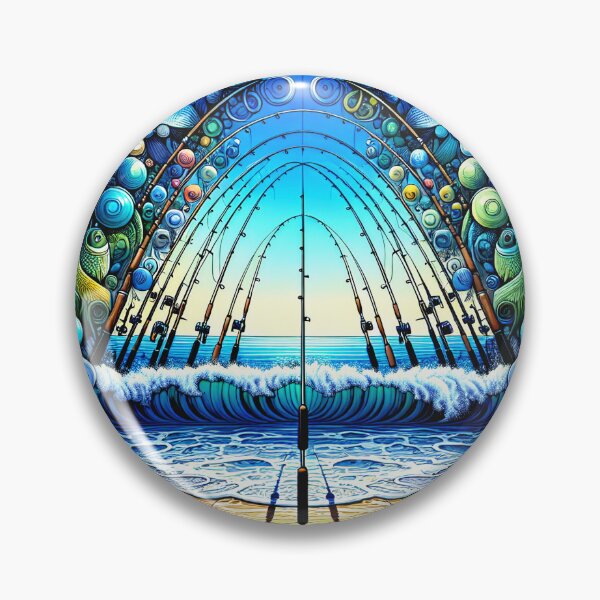 Item preview, Surf Fishing Pole Archway To The Sea designed and sold by HippieFarms11.