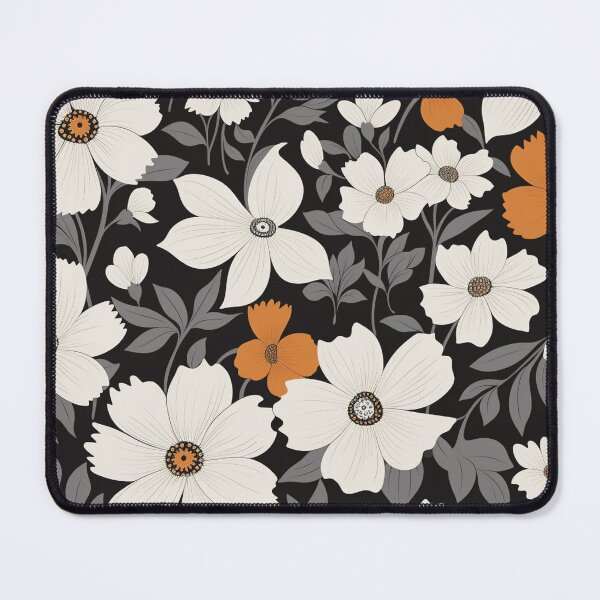 Item preview, Black White Flower Pattern Spring Aesthetic Marguerite Blasingame Jan Berenstain designed and sold by SMARTKIT DESIGNAGENCY.