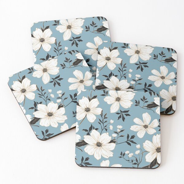 Item preview, Black White Flower Pattern Spring Aesthetic Marguerite Blasingame Jan Berenstain designed and sold by SMARTKIT  DESIGNAGENCY.