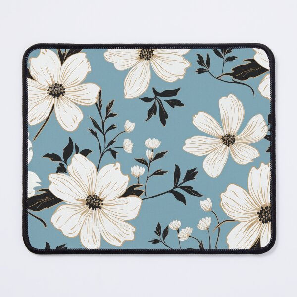 Item preview, Black White Flower Pattern Spring Aesthetic Marguerite Blasingame Jan Berenstain designed and sold by SMARTKIT  DESIGNAGENCY.