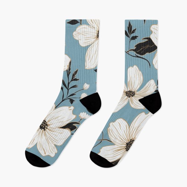 Item preview, Black White Flower Pattern Spring Aesthetic Marguerite Blasingame Jan Berenstain designed and sold by SMARTKIT  DESIGNAGENCY.