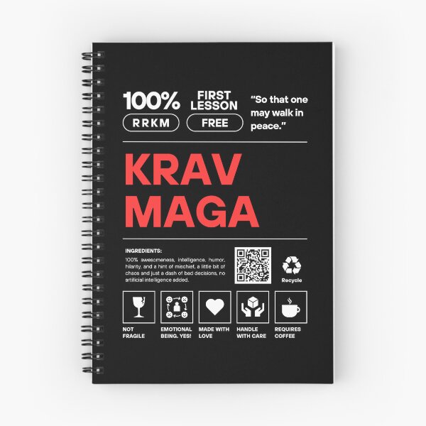 Item preview, The First Lesson is FREE - Krav Maga Smiles designed and sold by printthisslogan.