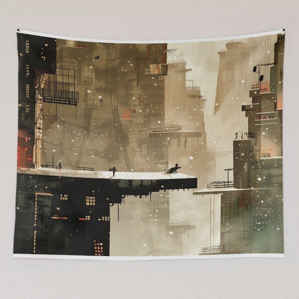 Item preview, concrete jungle designed and sold by PricklyPeanut.