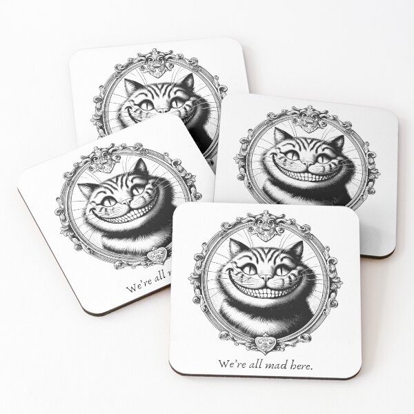 Item preview, We're All Mad Here Cheshire cat designed and sold by Batshirt.