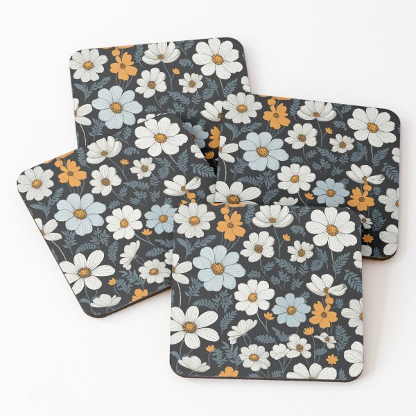 Item preview, Black White Flower Pattern Spring Aesthetic Marguerite Blasingame Jan Berenstain designed and sold by SMARTKIT  DESIGNAGENCY.