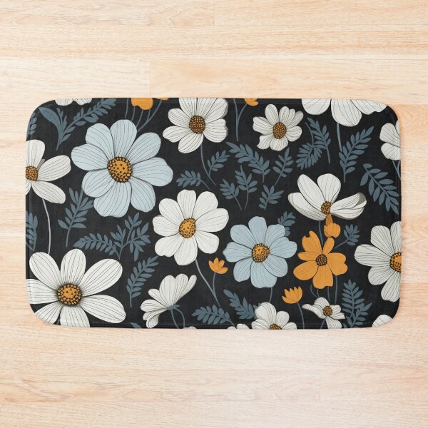Item preview, Black White Flower Pattern Spring Aesthetic Marguerite Blasingame Jan Berenstain designed and sold by SMARTKIT  DESIGNAGENCY.