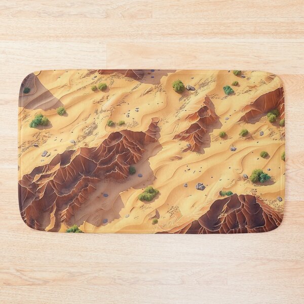 Item preview, sandy rocky desert designed and sold by PricklyPeanut.