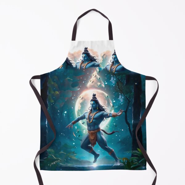 Item preview, Divine in Nature: Shiva under the Moonlight of the Forest designed and sold by OnlyClassicArt.