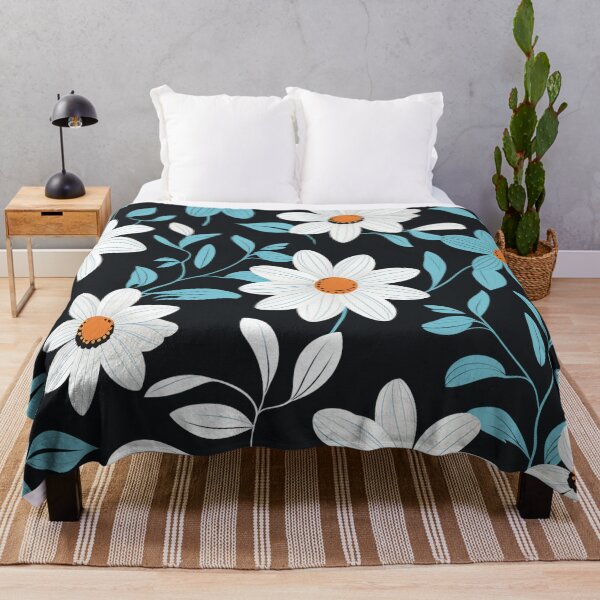 Item preview, Black White Flower Pattern Spring Aesthetic Marguerite Blasingame Jan Berenstain designed and sold by SMARTKIT DESIGNAGENCY.