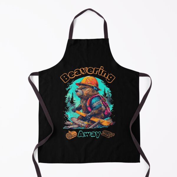 Item preview, Forest Beaver Wood working Shirt: Lumberjack in Helmet Design designed and sold by zax454.