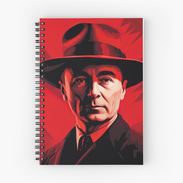 Item preview, J. Robert Oppenheimer | Red minimalism designed and sold by ComicsFactory.