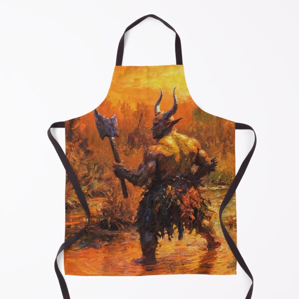Item preview, Epic Fantasy Folklore Illustration - Morning Ogre designed and sold by AUTHENTIC AMERICANA ARTS.