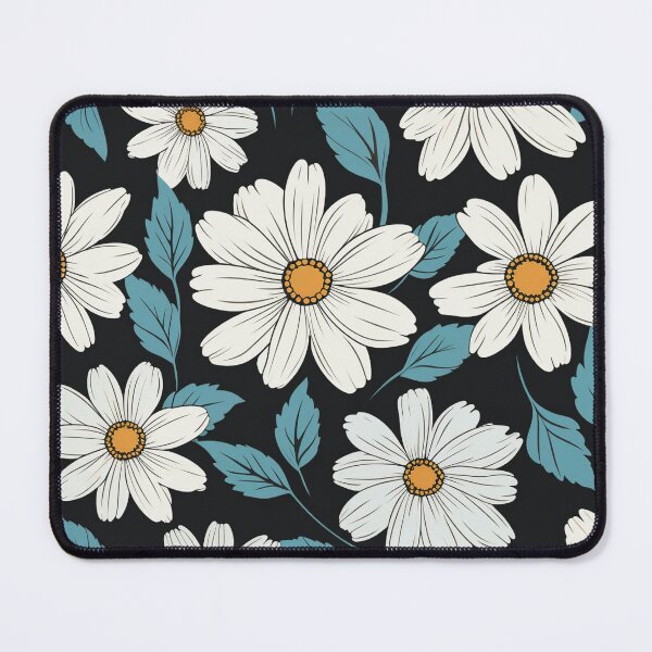 Item preview, Black White Flower Pattern Spring Aesthetic Marguerite Blasingame Jan Berenstain designed and sold by SMARTKIT  DESIGNAGENCY.