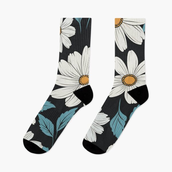 Item preview, Black White Flower Pattern Spring Aesthetic Marguerite Blasingame Jan Berenstain designed and sold by SMARTKIT  DESIGNAGENCY.