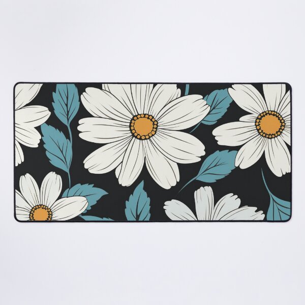 Item preview, Black White Flower Pattern Spring Aesthetic Marguerite Blasingame Jan Berenstain designed and sold by SMARTKIT DESIGNAGENCY.